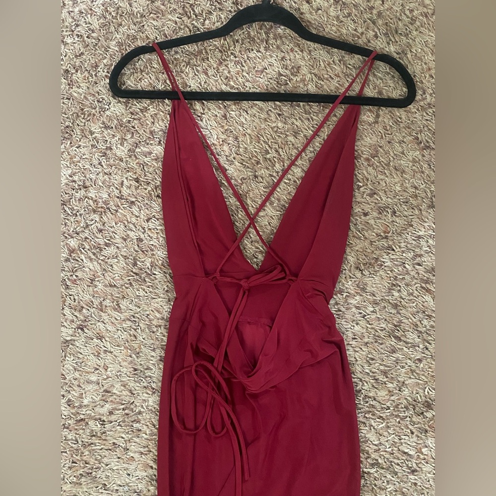 Sabora Sexy Red Strappy Dress
